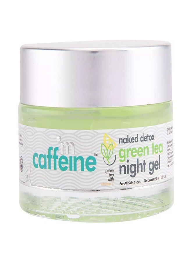 mCaffeine Naked Detox Green Tea Night Gel for Unisex - 1.69 oz Gel - Image 1